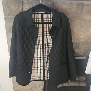 Burberry Black Quilted Puffer Jacket